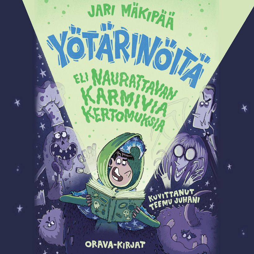 Siirry tuotesivulle Yötärinöitä eli naurattavan karmivia kertomuksia